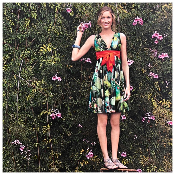 Anthropologie Eva Franco Oroya Dress 0 - Picture 1 of 15